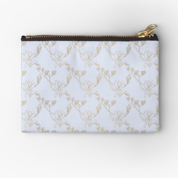 Seamless Pattern_Magnolia_Light_Blue Bolsos de mano