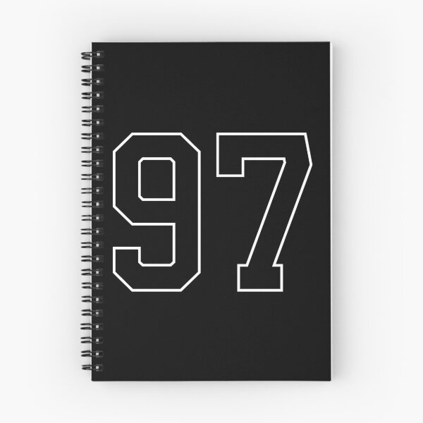 Item preview, Black Number 97 lucky sports jersey ninety seven designed and sold by HeavyStyle.