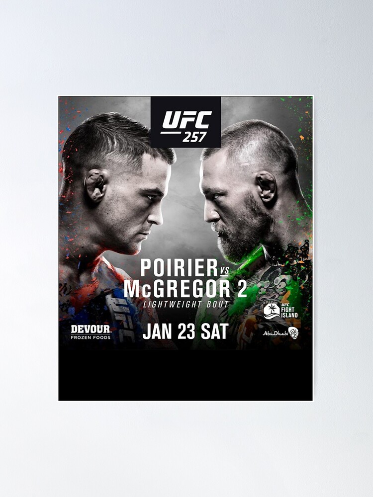 Ufc Fight Conor Poirier Stream Mcgregor Poster Order Ufc 257 UFC
