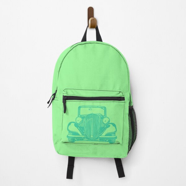 Item preview, Green retro car Fiat color art designed and sold by artdragongift 15.