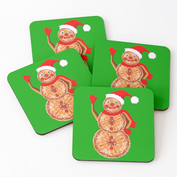 Item preview, Christmas Pizza Snowman designed and sold by Deborah Camp.