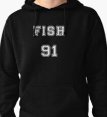 Rhiannon Fish Jersey Style Pullover Hoodie