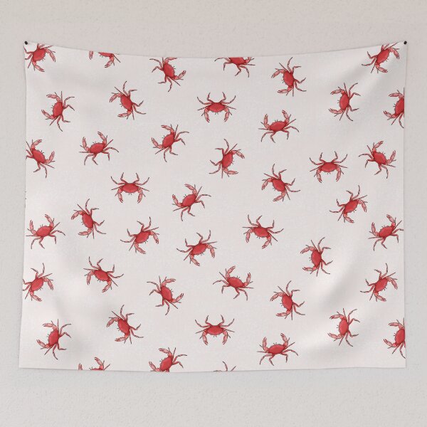 Item preview, Crab crawfish Crustacean  sea pattern  designed and sold by Milatoo.