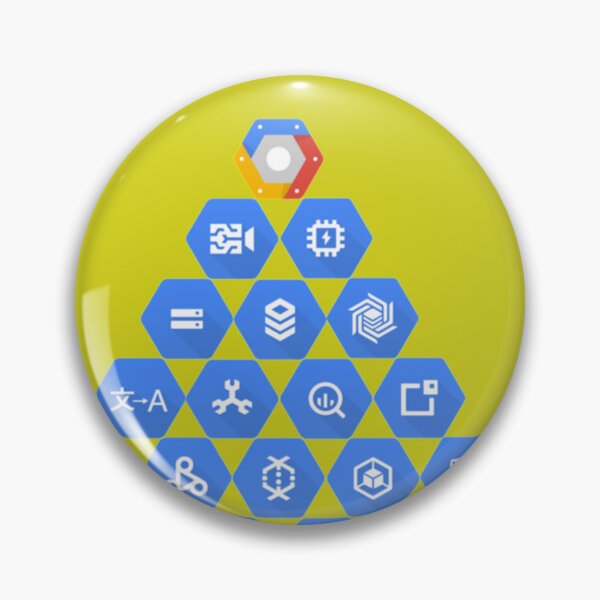 Item preview, Google Cloud Platform Elements Pyramid  T-Shirt designed and sold by AnjarDantinger.