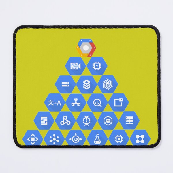 Item preview, Google Cloud Platform Elements Pyramid  T-Shirt designed and sold by AnjarDantinger.