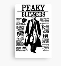 Quotes Canvas Print