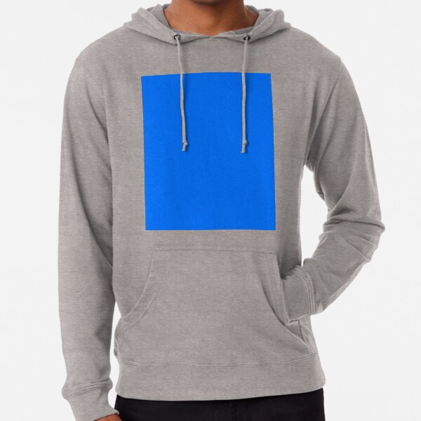 azure blue hoodie