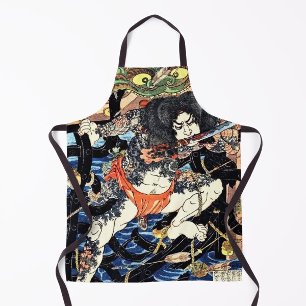 Item preview, the tattooed  devil warrior-japanese art designed and sold by 1andydesign.
