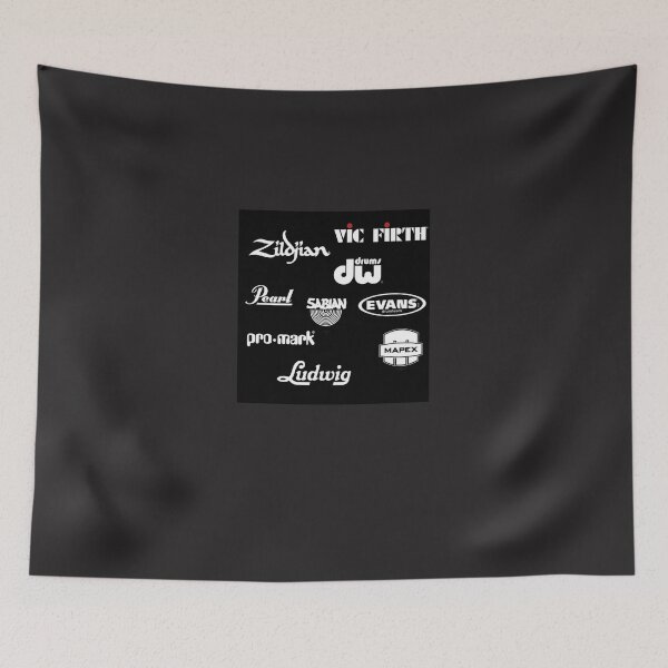 Item preview, Drumming Brand Logos  T-Shirt designed and sold by JorgaMildner.