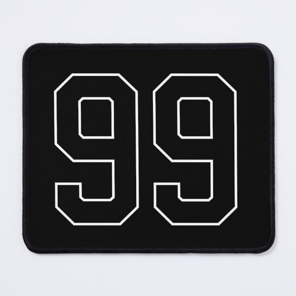 Item preview, Black Number 99 lucky sports jersey ninety nine designed and sold by HeavyStyle.