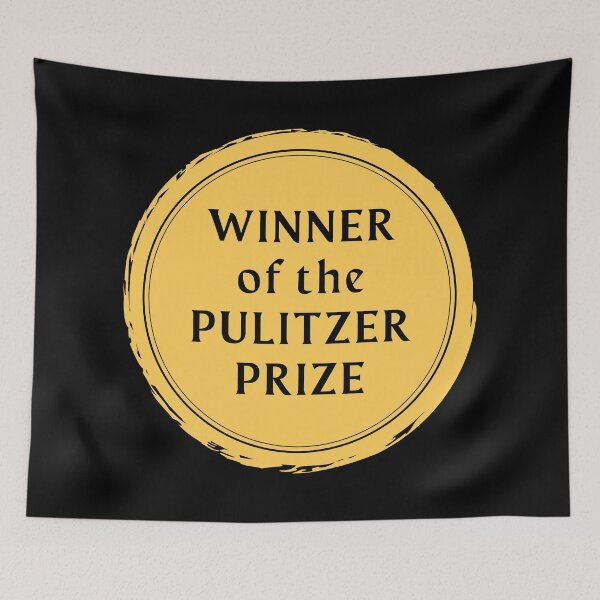 Item preview, Winner Of The Pulitzer Prize On Dark Background designed and sold by BeakHouse.
