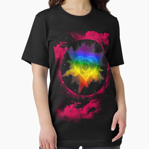 Item preview, Gay Flag Pride Black Hole DNA Top Exploding  LGBTQ Flag DNA designed and sold by DebbieLoucks2.