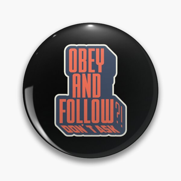Item preview, "Obey and Follow" Political and Critical Quotes. typography art. designed and sold by Boogosh.