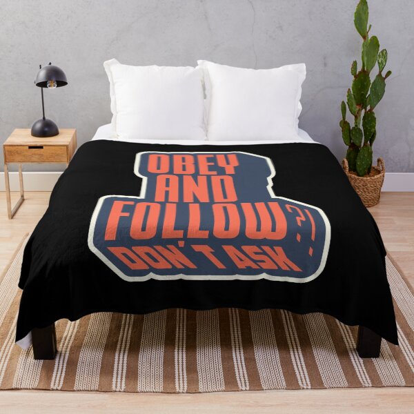 Item preview, "Obey and Follow" Political and Critical Quotes. typography art. designed and sold by Boogosh.