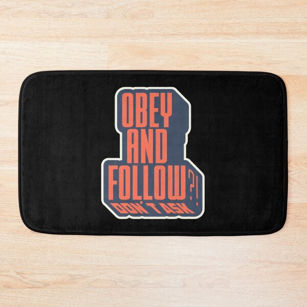 Item preview, "Obey and Follow" Political and Critical Quotes. typography art. designed and sold by Boogosh.
