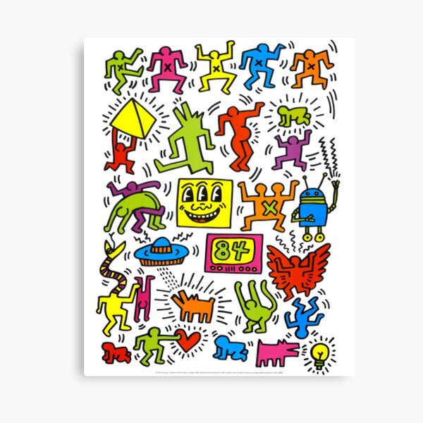 Keith Haring Impression sur toile
