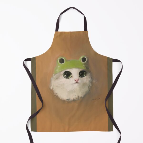 Artikelvorschau, Katze im Froschhut entworfen und verkauft von cheezup.