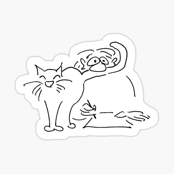 Cat Love Sticker