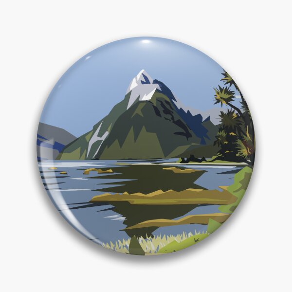 Item preview, Mitre Peak, MIlford Sound, NZ designed and sold by Ira Mitchell.
