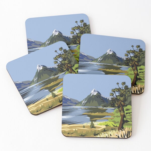 Item preview, Mitre Peak, MIlford Sound, NZ designed and sold by Art by Ira.