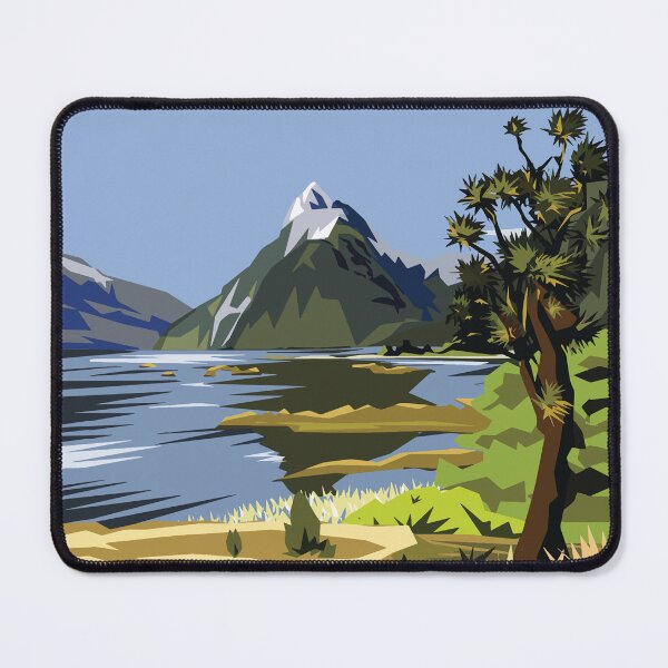 Item preview, Mitre Peak, MIlford Sound, NZ designed and sold by Ira Mitchell.