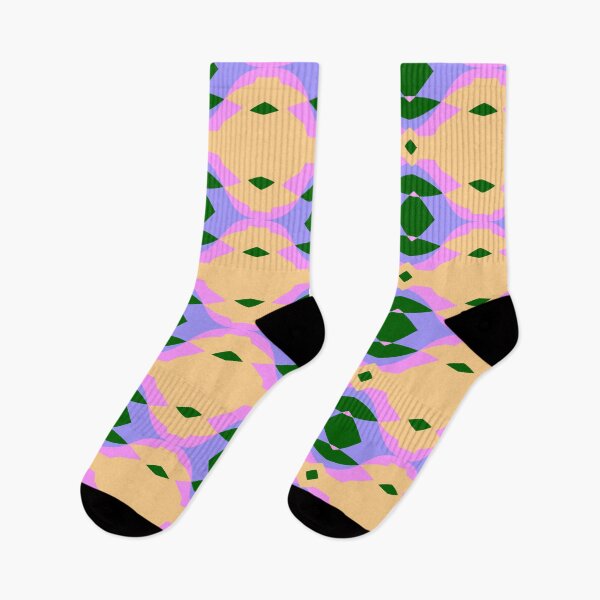 Item preview, Apricot Green Mauve Pink Curvy Shapes Abstract Art designed and sold by AraljanFusion.