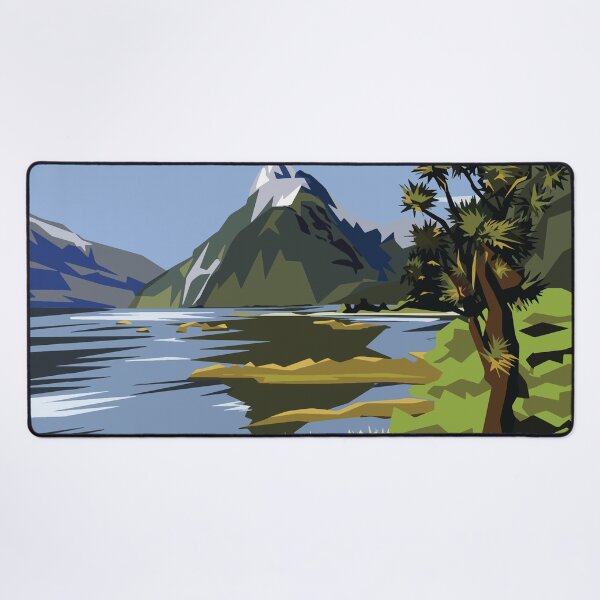 Item preview, Mitre Peak, MIlford Sound, NZ designed and sold by Art by Ira.