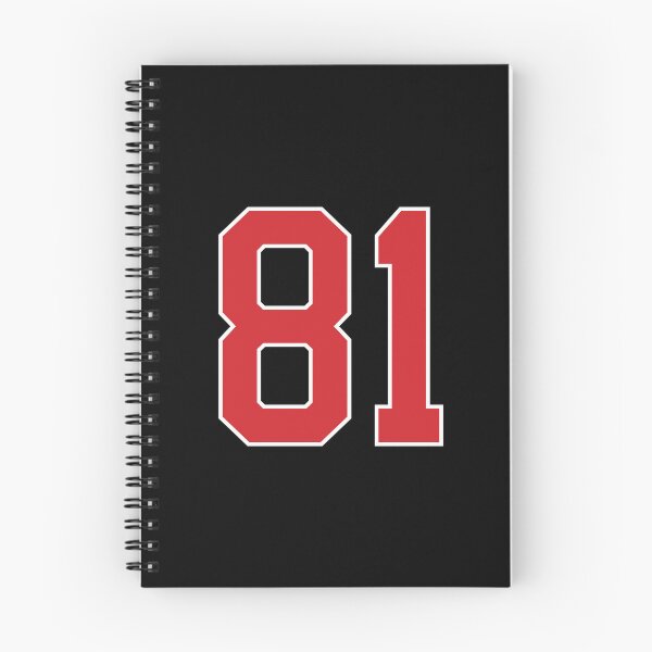 Item preview, Sports Number 81, red black color lucky sport eighty one designed and sold by ArtIsParty.