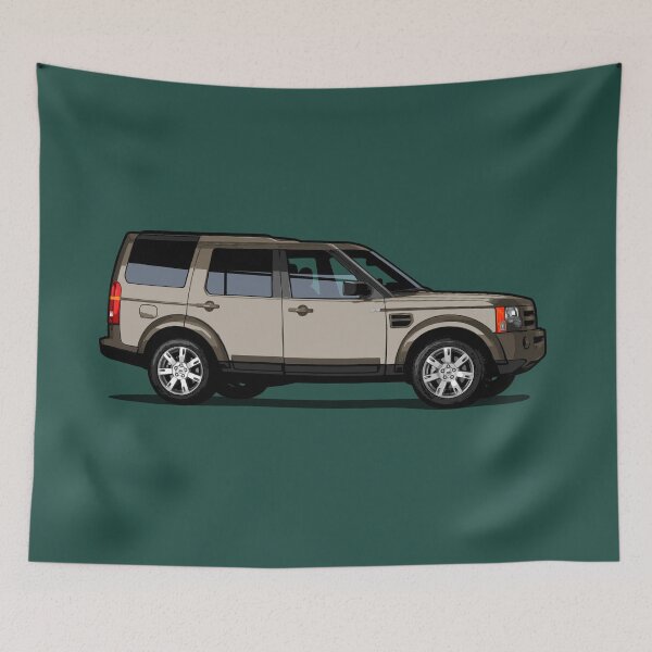 Item preview, Artwork LR British Original Offroad 4x4 light grey / brown designed and sold by SketchNinja.