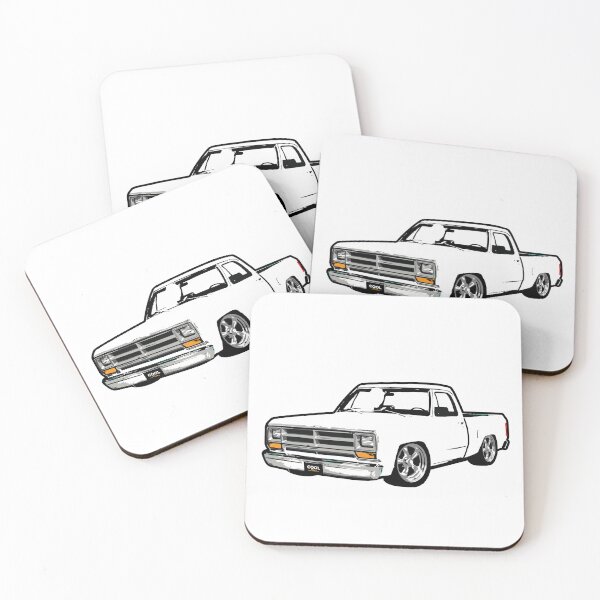 Item preview, White 80s R Truck Lowered designed and sold by CoolRide.