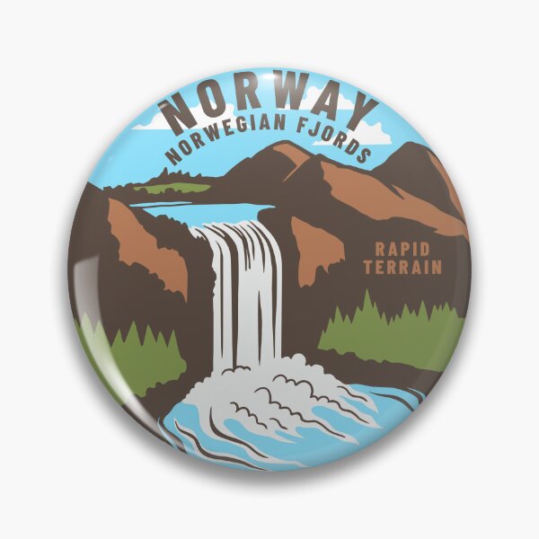 Item preview, NORWEGIAN FJORDS, NORWAY designed and sold by RapidTerrain.
