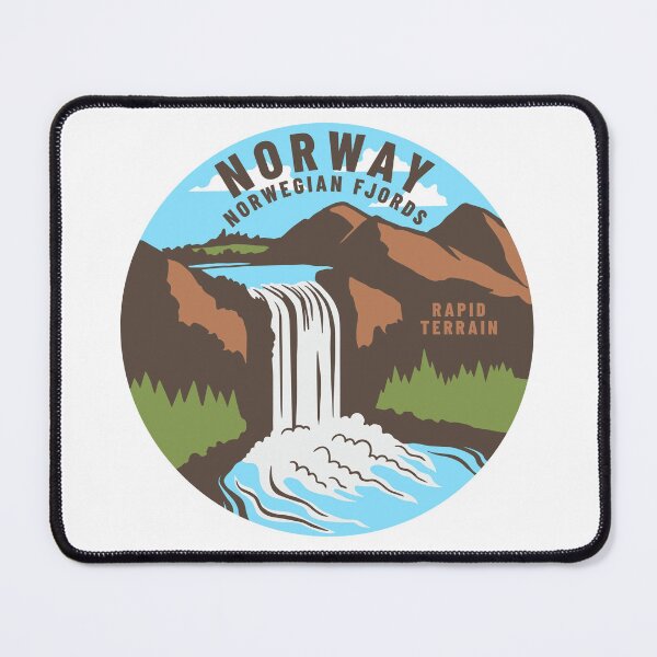 Item preview, NORWEGIAN FJORDS, NORWAY designed and sold by RapidTerrain.