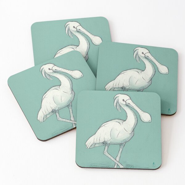 Item preview, spoonbill drawing designed and sold by Feliforina.