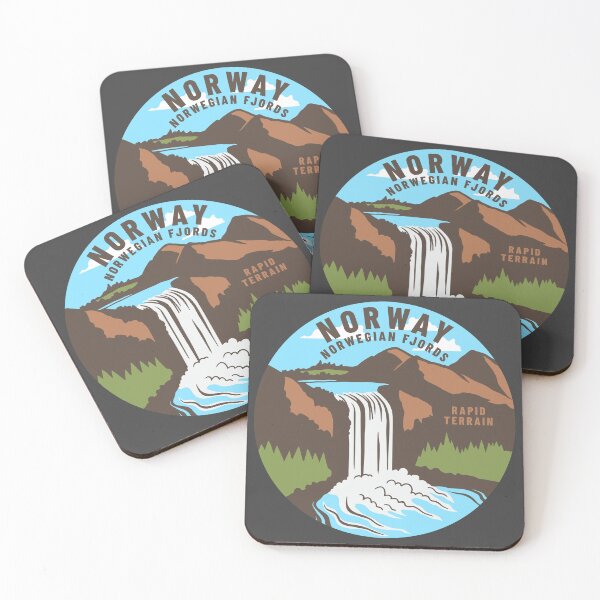 Item preview, NORWEGIAN FJORDS, NORWAY designed and sold by RapidTerrain.