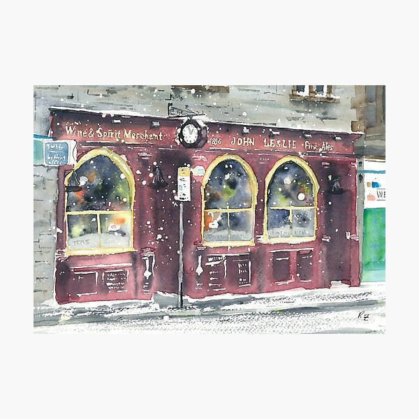 Artikelvorschau, Leslie's Bar (Schnee) entworfen und verkauft von Ross Macintyre.
