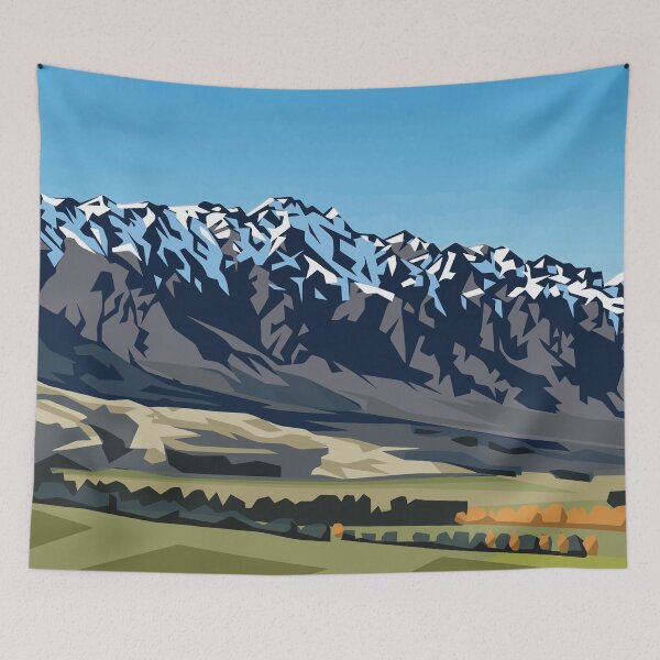 Item preview, The Remarkables/Kawarau mountain range designed and sold by Art by Ira.