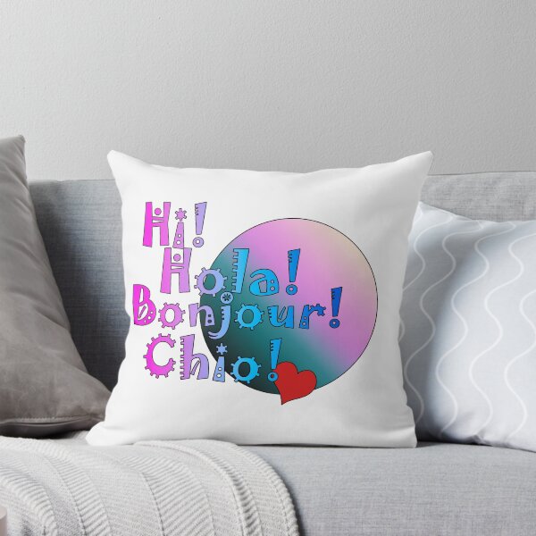 Item preview, Hi! Hola! Bonjour! Chio! Say "hi" to everyone you meet! designed and sold by SketchViews.