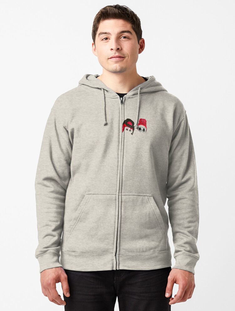 twenty one pilots zip hoodie