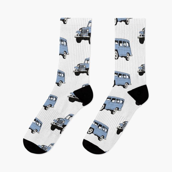 Item preview, Light Blue Vintage Station Wagon designed and sold by CoolRide.