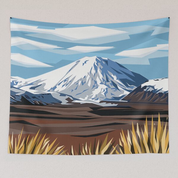Item preview, Mount Ruapehu designed and sold by Ira Mitchell.
