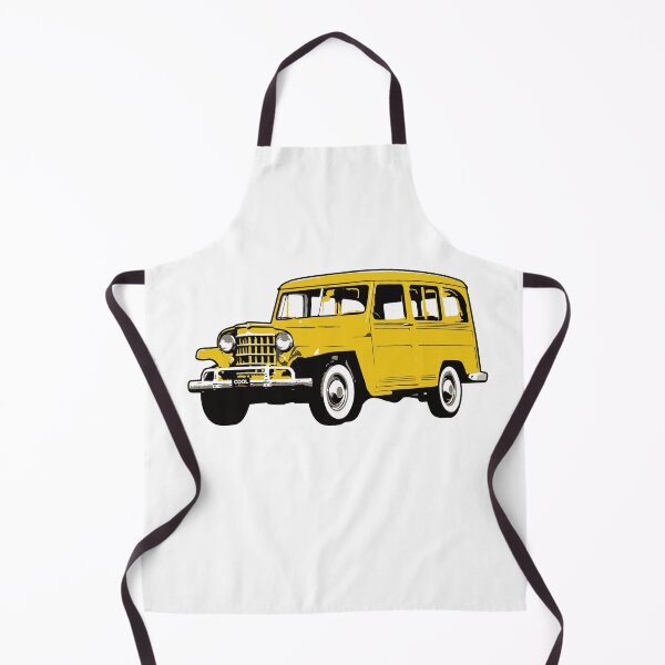 Item preview, Yellow Vintage Station Wagon designed and sold by CoolRide.