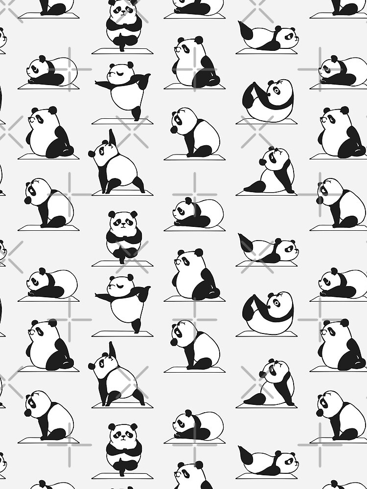 Panda Yoga by Huebucket
