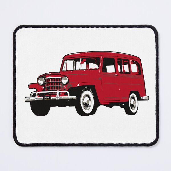 Item preview, Red Vintage Station Wagon designed and sold by CoolRide.