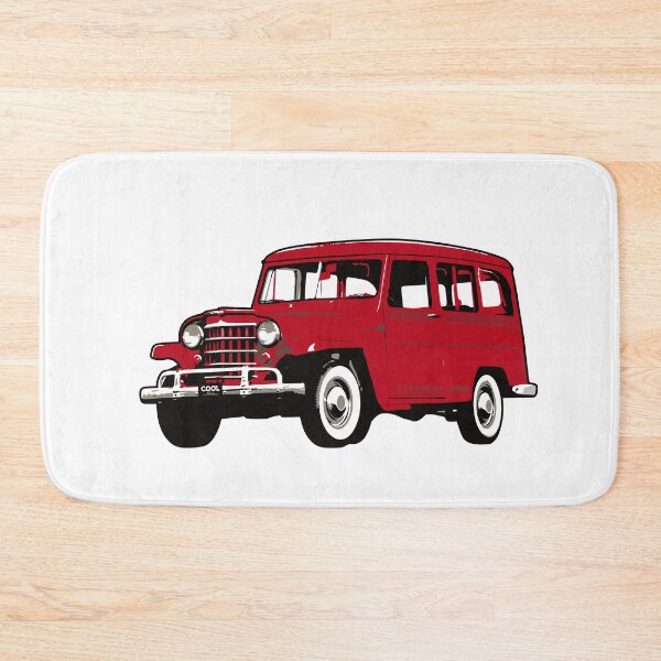 Item preview, Red Vintage Station Wagon designed and sold by CoolRide.