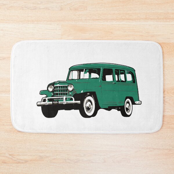 Item preview, Green Vintage Station Wagon designed and sold by CoolRide.