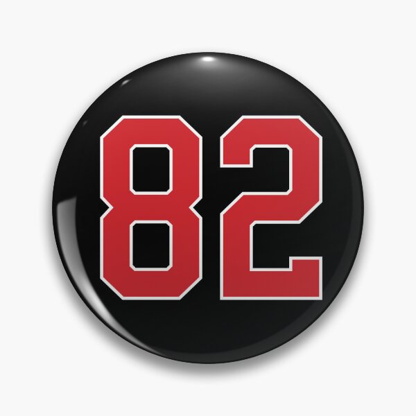 Item preview, Sports Number 82, red black color lucky sport eighty two designed and sold by ArtIsParty.