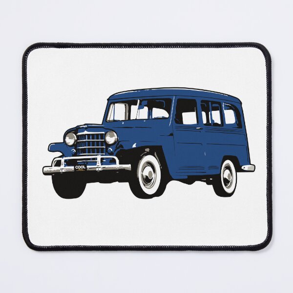 Item preview, Blue Vintage Station Wagon designed and sold by CoolRide.