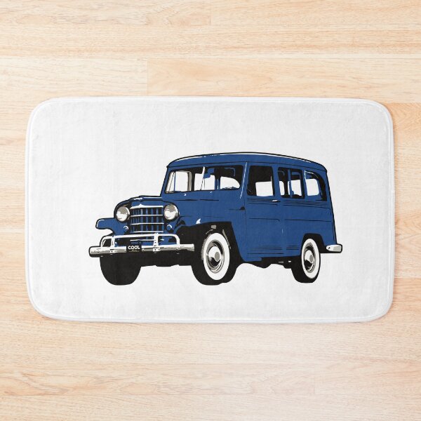 Item preview, Blue Vintage Station Wagon designed and sold by CoolRide.