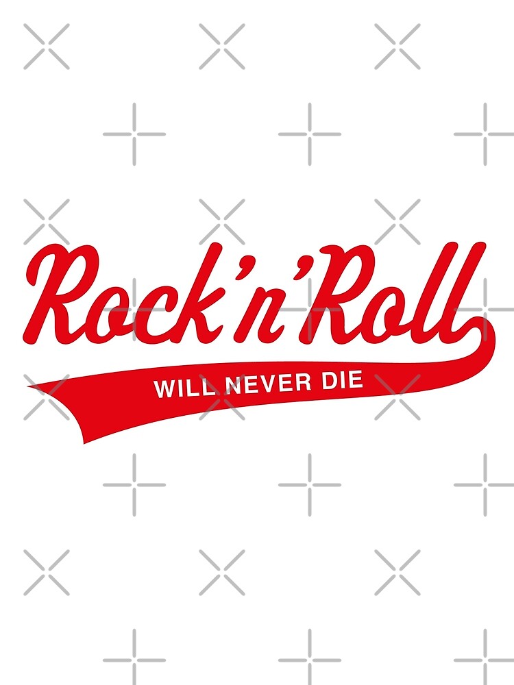 Print \'n\' by Art Rock MrFaulbaum for Die Redbubble Never Will (Red)\