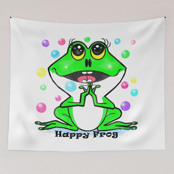 Item preview, Happy Frog  designed and sold by Shirley cute art .